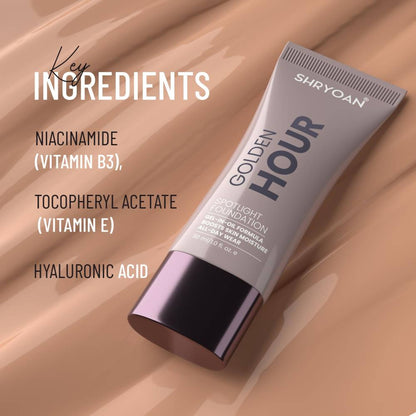 Shryoan Golden Hour Spotlight Foundation - Shade 03