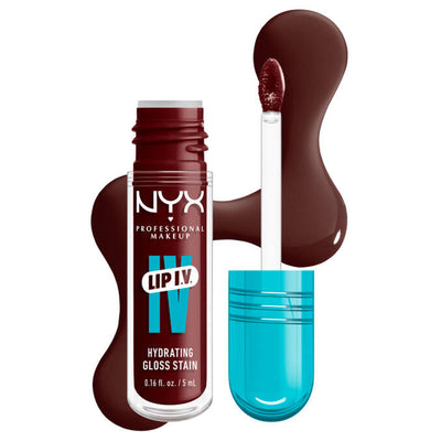 NYX Professional Makeup Lip I.V. Hydrating Gloss Stain - Water Bout Wine
