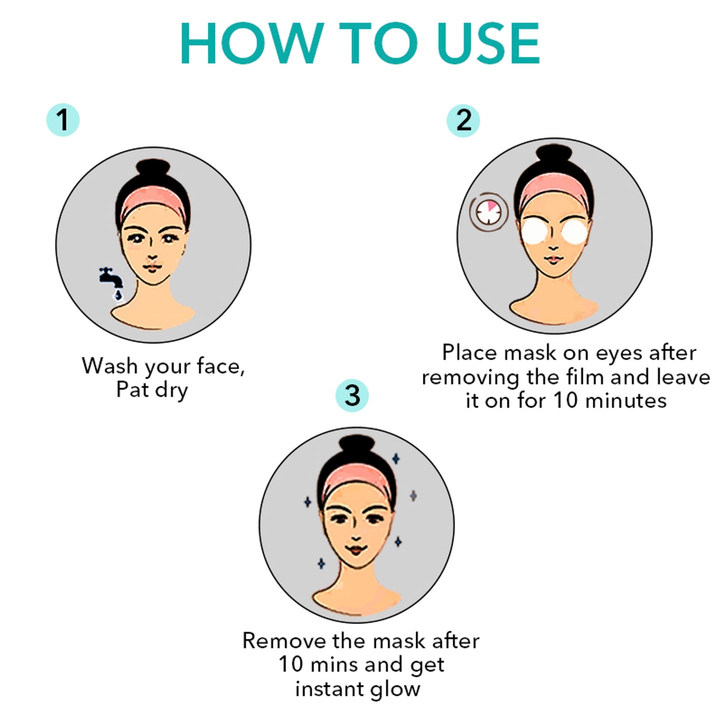 O3+ Power Brightening Anti Dark Circle Eye Sheet Mask