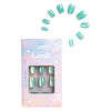 Gush Beauty Nailed It Reusable Luxury Press On Nails With Application Kit - Blue Taffy Cat Eye