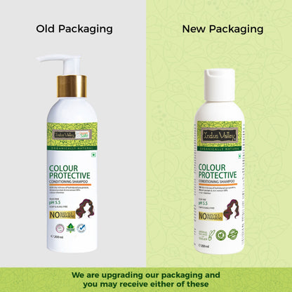 Indus Valley Color Protection Shampoo Protects Hair Color & Adds Shine