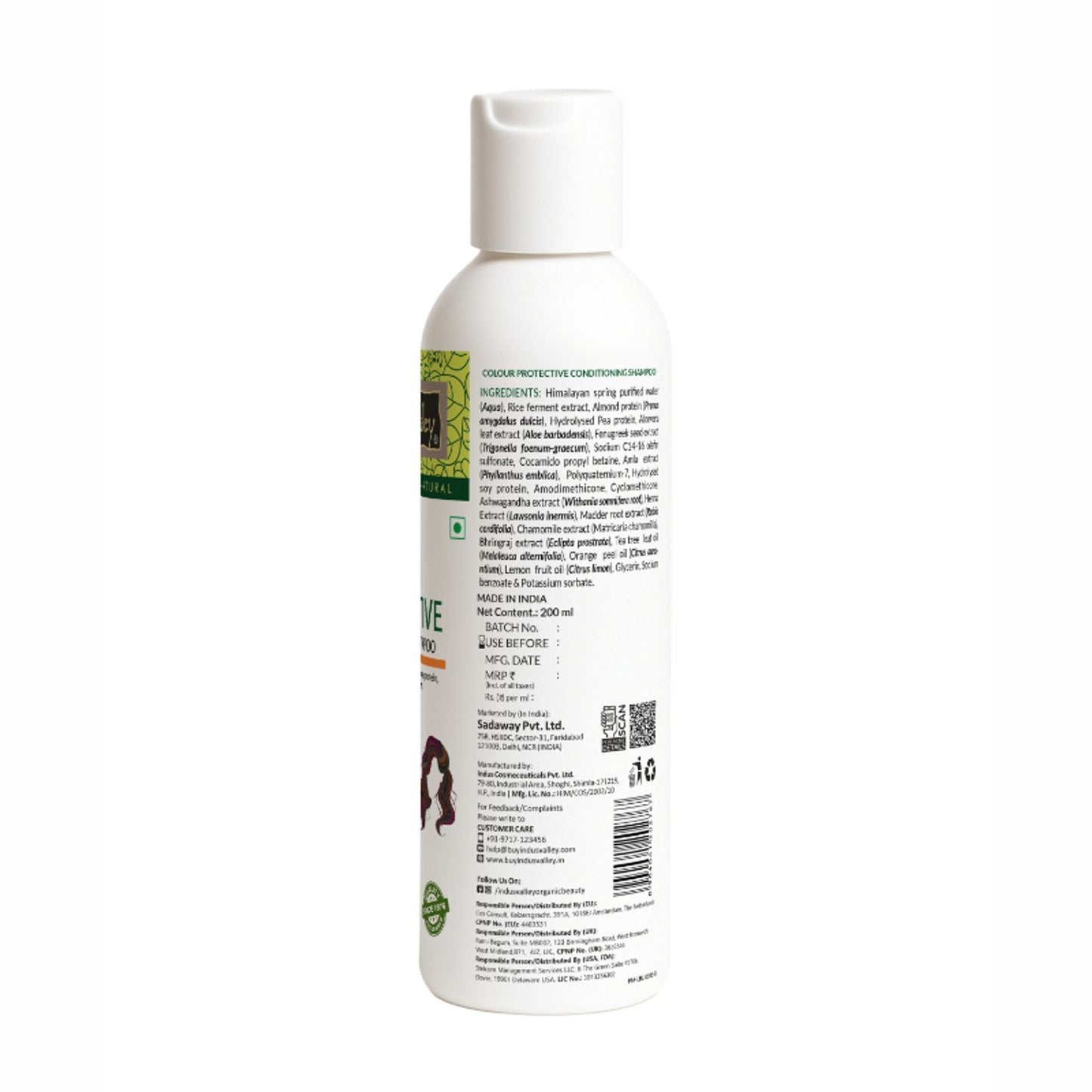 Indus Valley Color Protection Shampoo Protects Hair Color & Adds Shine