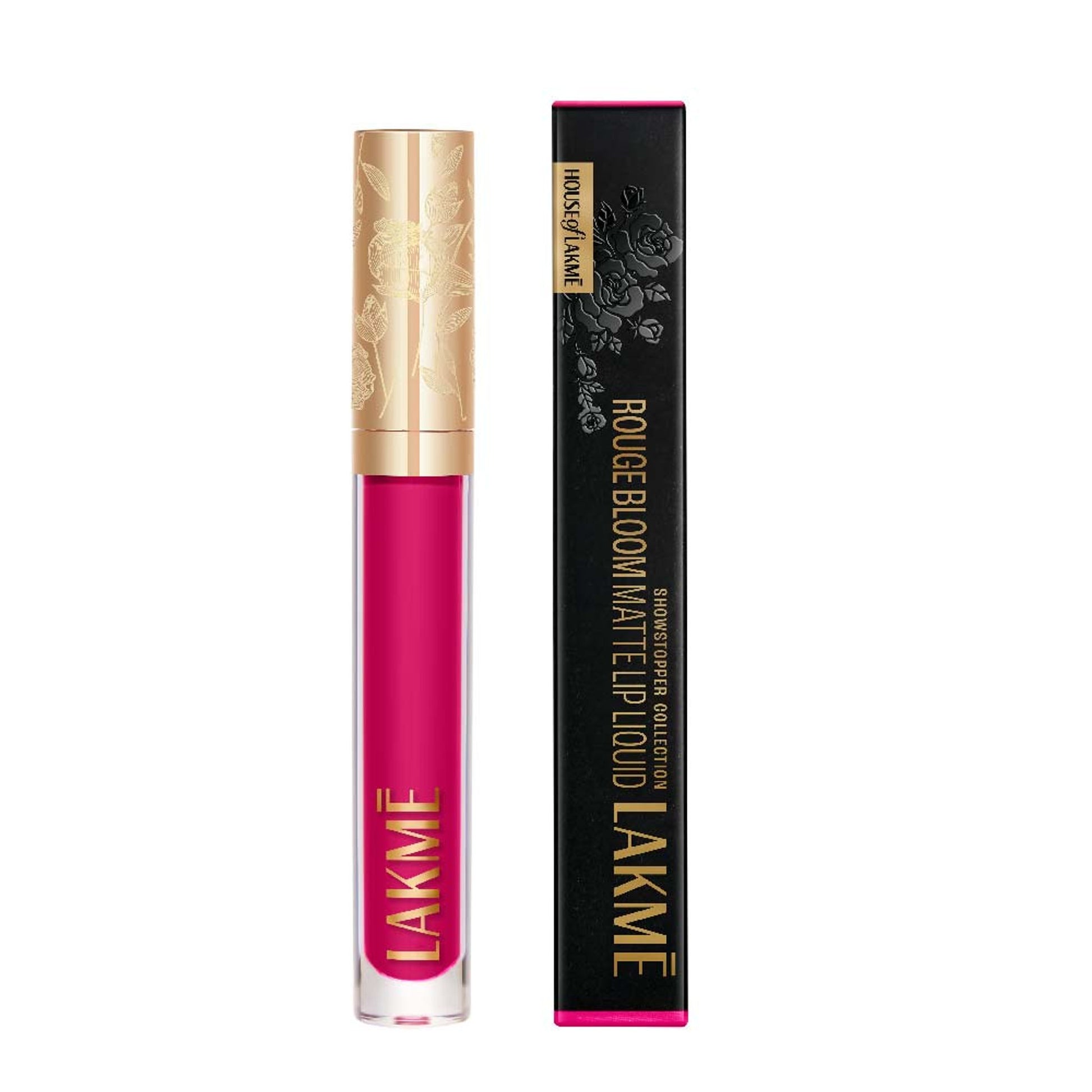 Lakme Rouge Bloom Matte Lip Liquid - Daring Dahlia 201