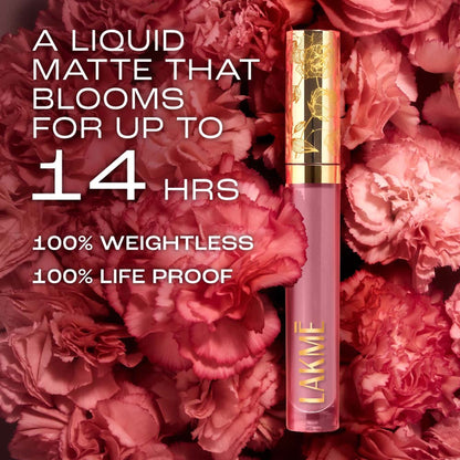 Lakme Rouge Bloom Matte Lip Liquid - Cinnamon Sensation 305