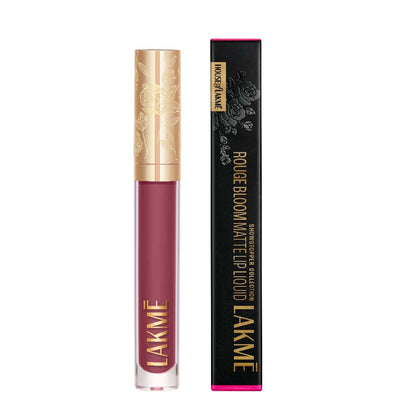 Lakme Rouge Bloom Matte Lip Liquid - Blushing Bae 204