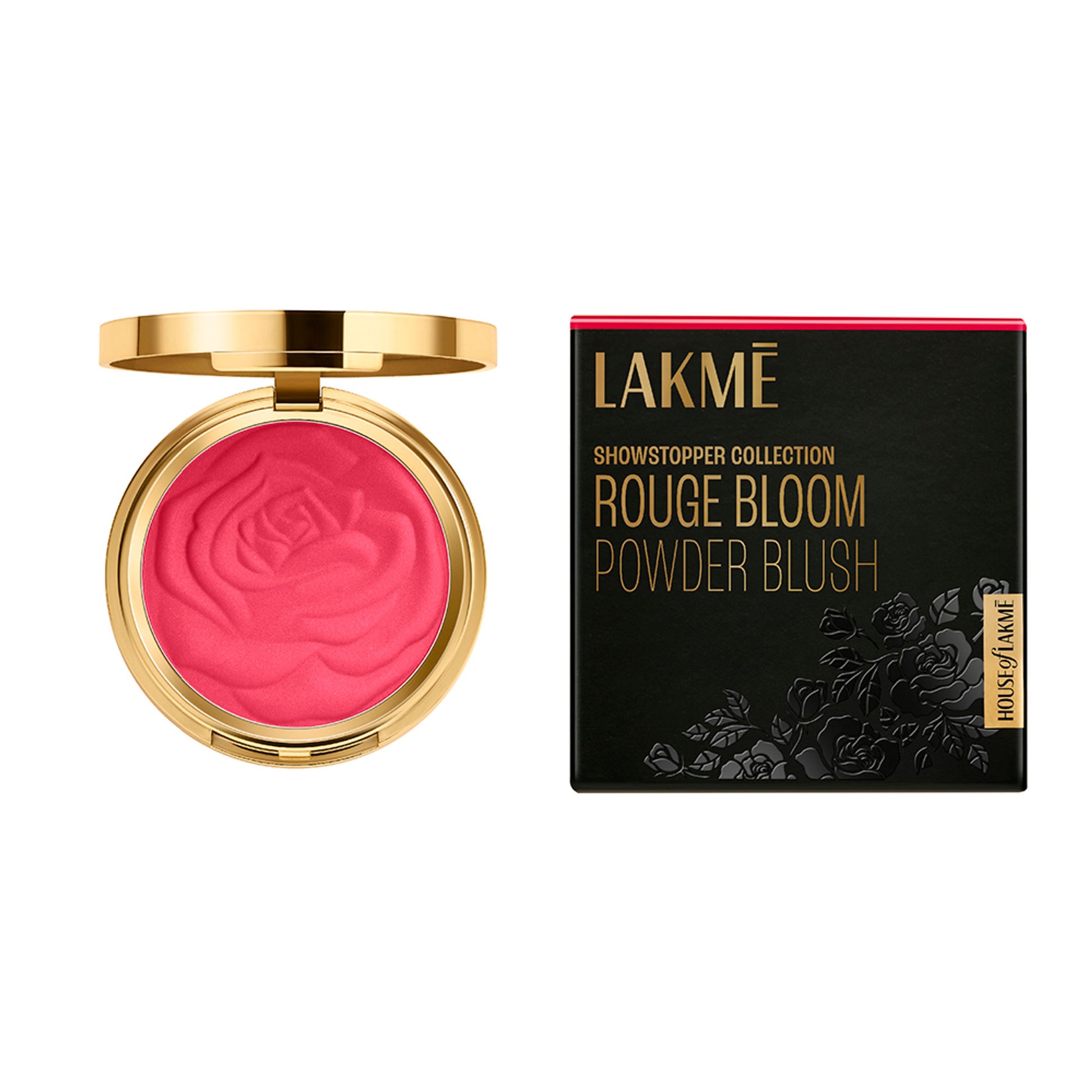 Lakme Showstopper Collection Rouge Bloom Powder Blush - Vintage Rose