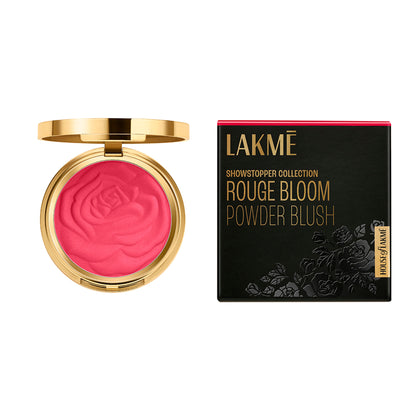 Lakme Showstopper Collection Rouge Bloom Powder Blush - Vintage Rose