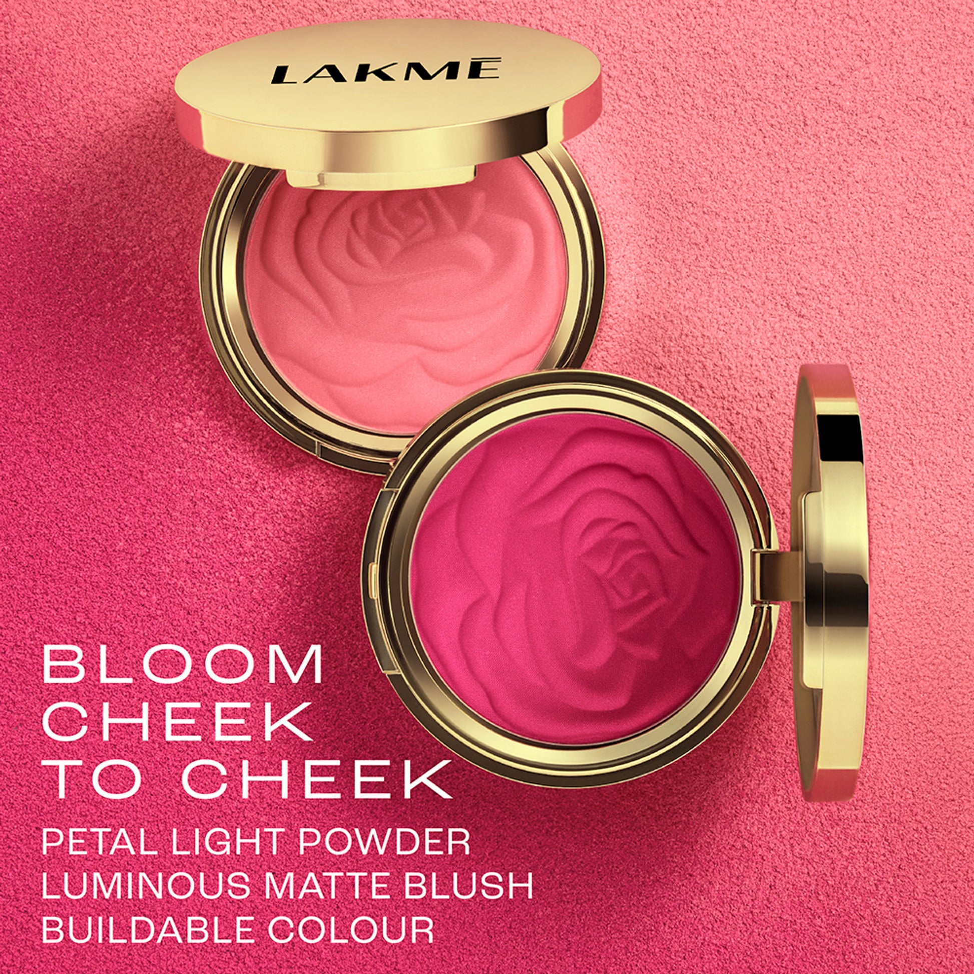 Lakme Showstopper Collection Rouge Bloom Powder Blush - Vintage Rose