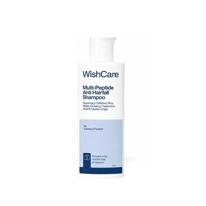 WishCare Multi Peptide Anti Hairfall Shampoo with Rosemary - Controls Hairfall - Boosts Hair Growth
