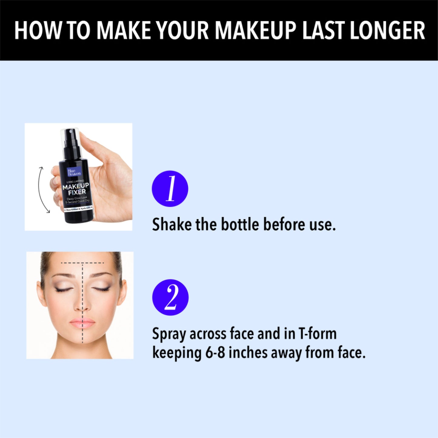 Blue Heaven Long Lasting Makeup Fixer