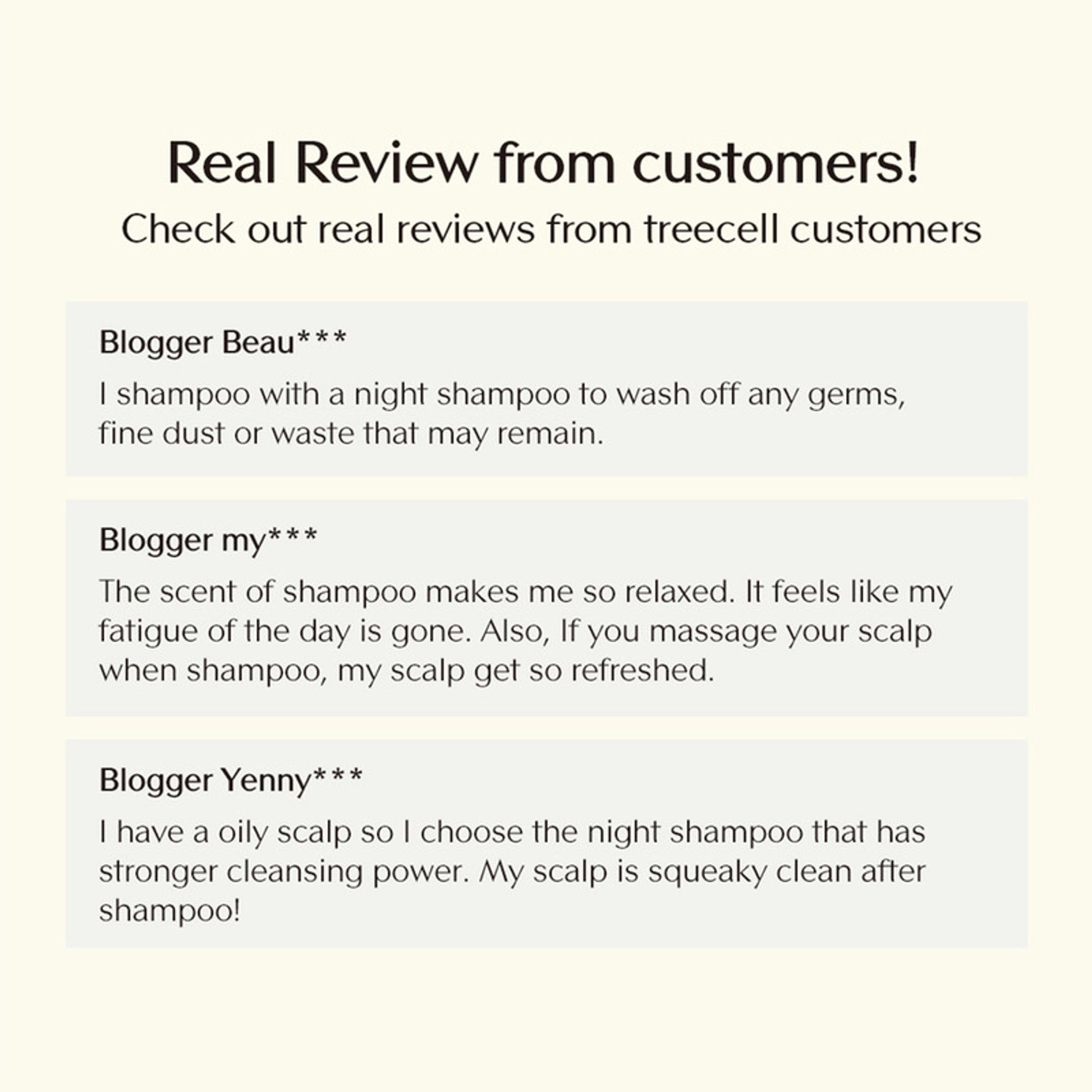 Treecell Night Collagen Shampoo Midnight Forest