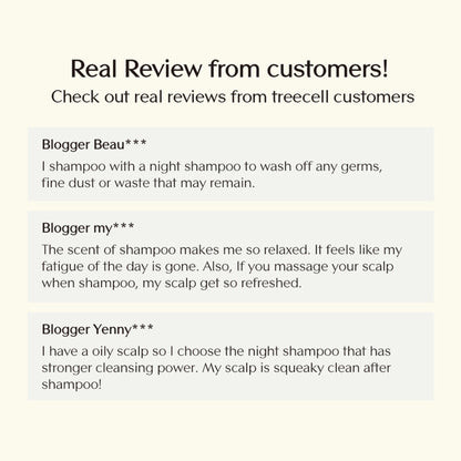 Treecell Night Collagen Shampoo Midnight Forest