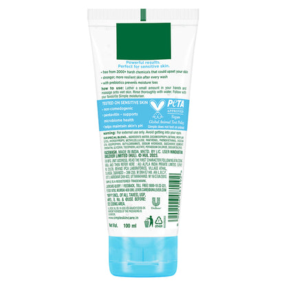 Simple Hydrating Gel Face Wash, Gentle Hydrating Cleanser With Pentavitin