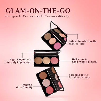 Pilgrim 3-in-1 Face Palette