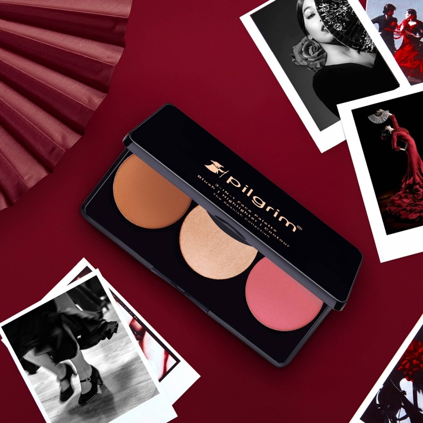 Pilgrim 3-in-1 Face Palette