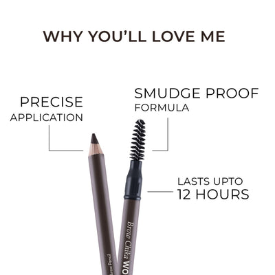 Nykaa Brow Chika WOW Eyebrow Pencil - Coven Cocoa 01