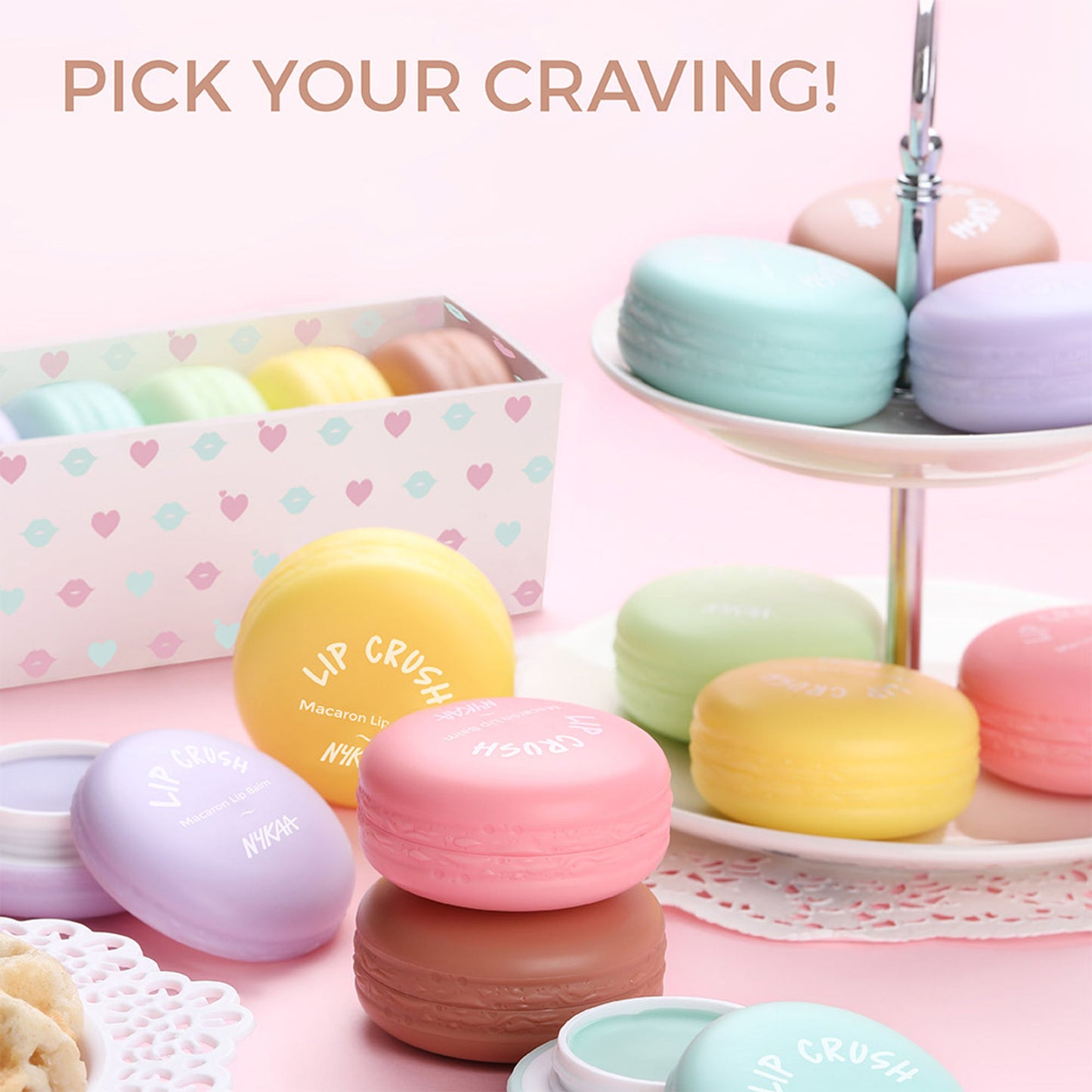 Nykaa Cosmetics Lip Crush Macaron Lip Balm - Chocolate Hazelnut 02