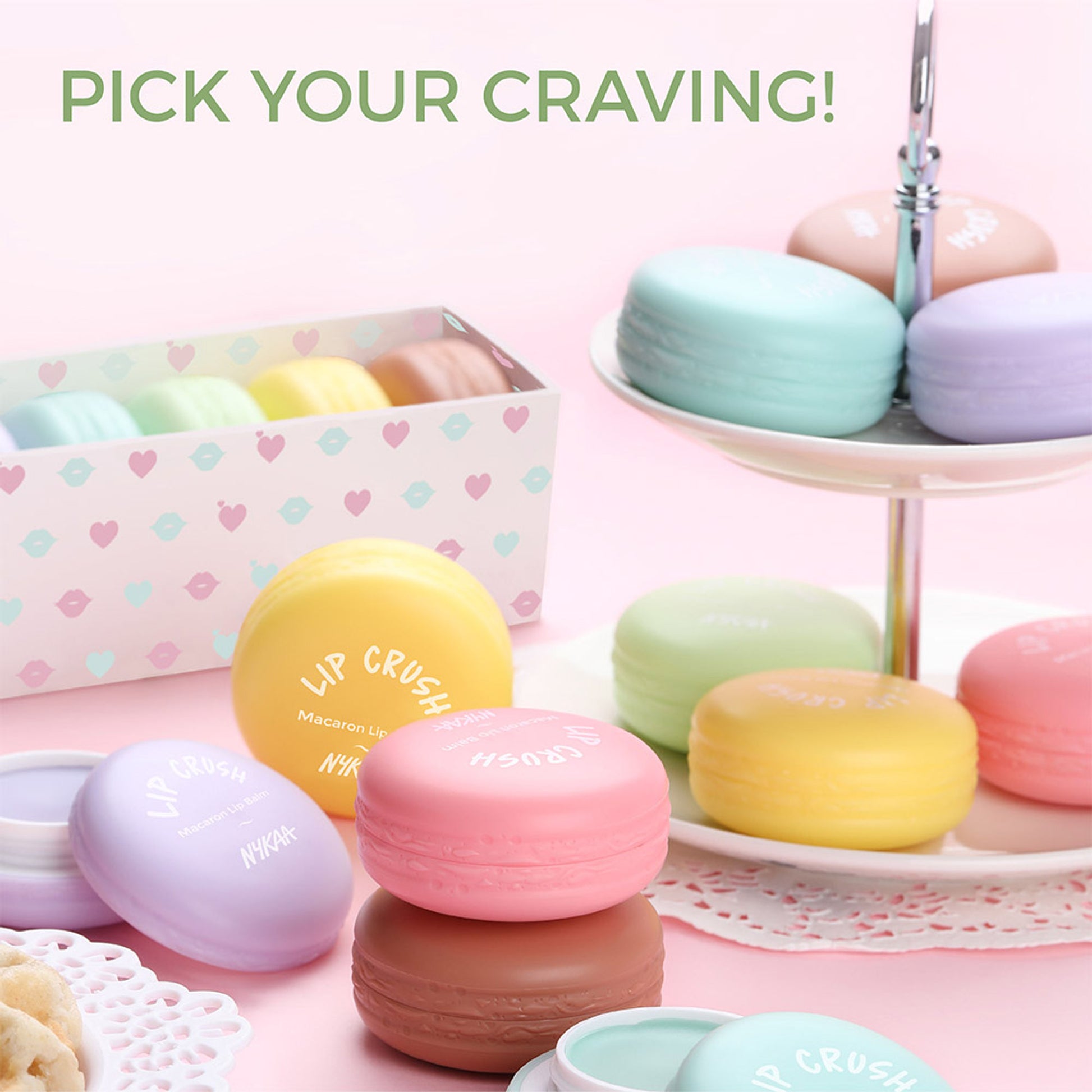 Nykaa Cosmetics Lip Crush Macaron Lip Balm - Green Apple 03
