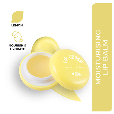 Nykaa Cosmetics Lip Crush Macaron Lip Balm - Lemon 04