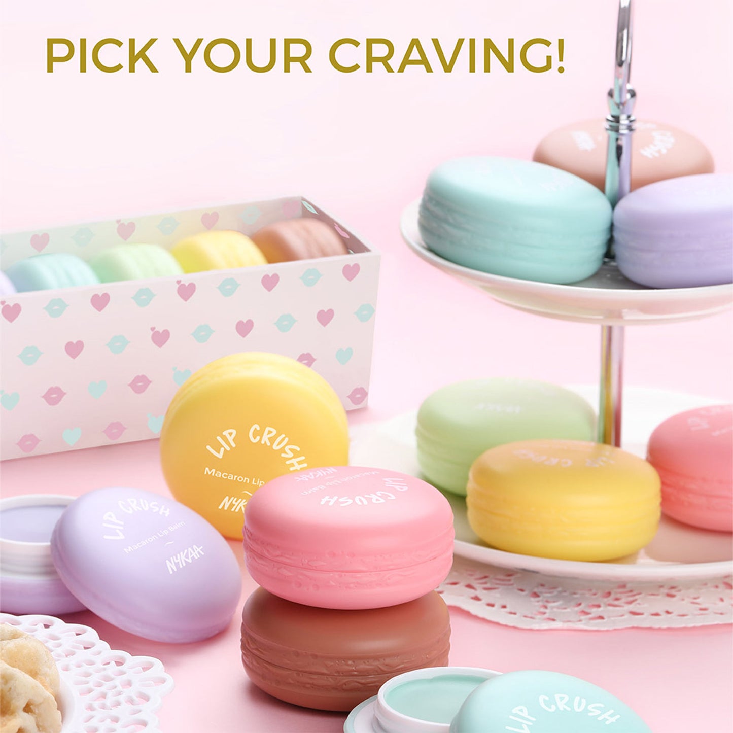 Nykaa Cosmetics Lip Crush Macaron Lip Balm - Lemon 04