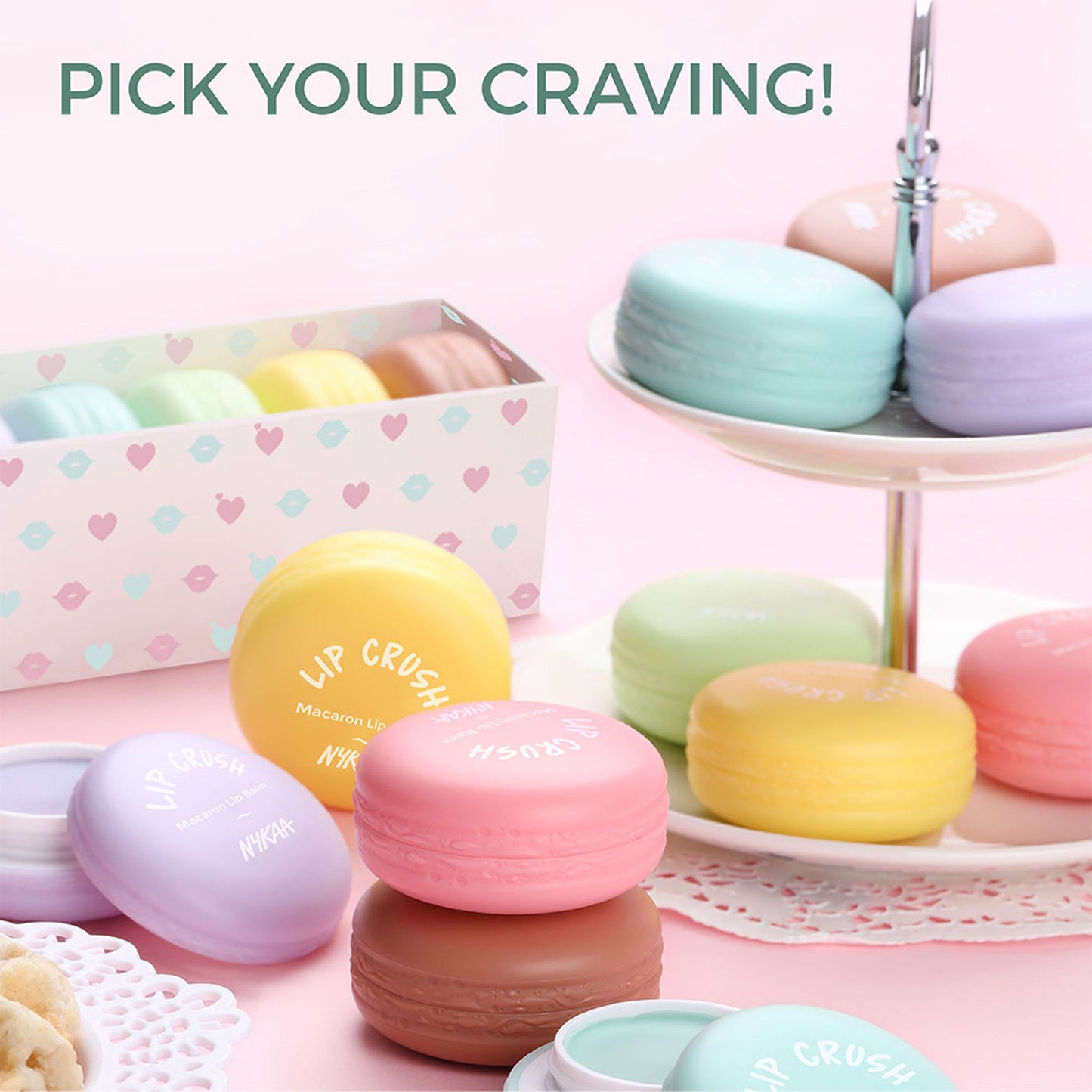 Nykaa Cosmetics Lip Crush Macaron Lip Balm - Mint 05