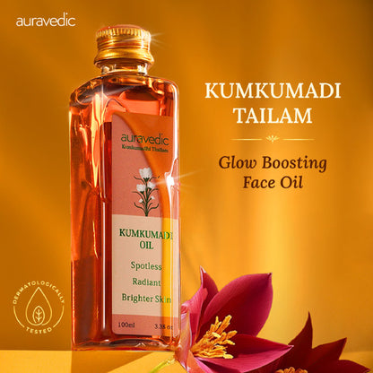 Auravedic Kumkumadi Face Oil Kumkumadi Tailam Kumkumadi Oil Face Serum Oil For Pigmentation