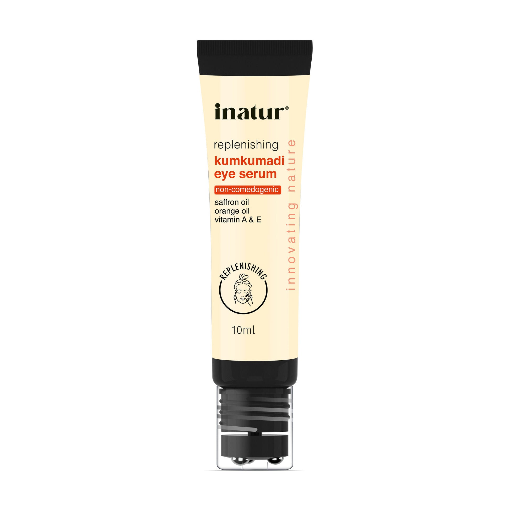 inatur Kumkumadi Under Eye Serum, with Saffron, Vitamin A& E, for Dark Circles, Puffiness