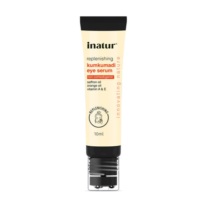 inatur Kumkumadi Under Eye Serum, with Saffron, Vitamin A& E, for Dark Circles, Puffiness