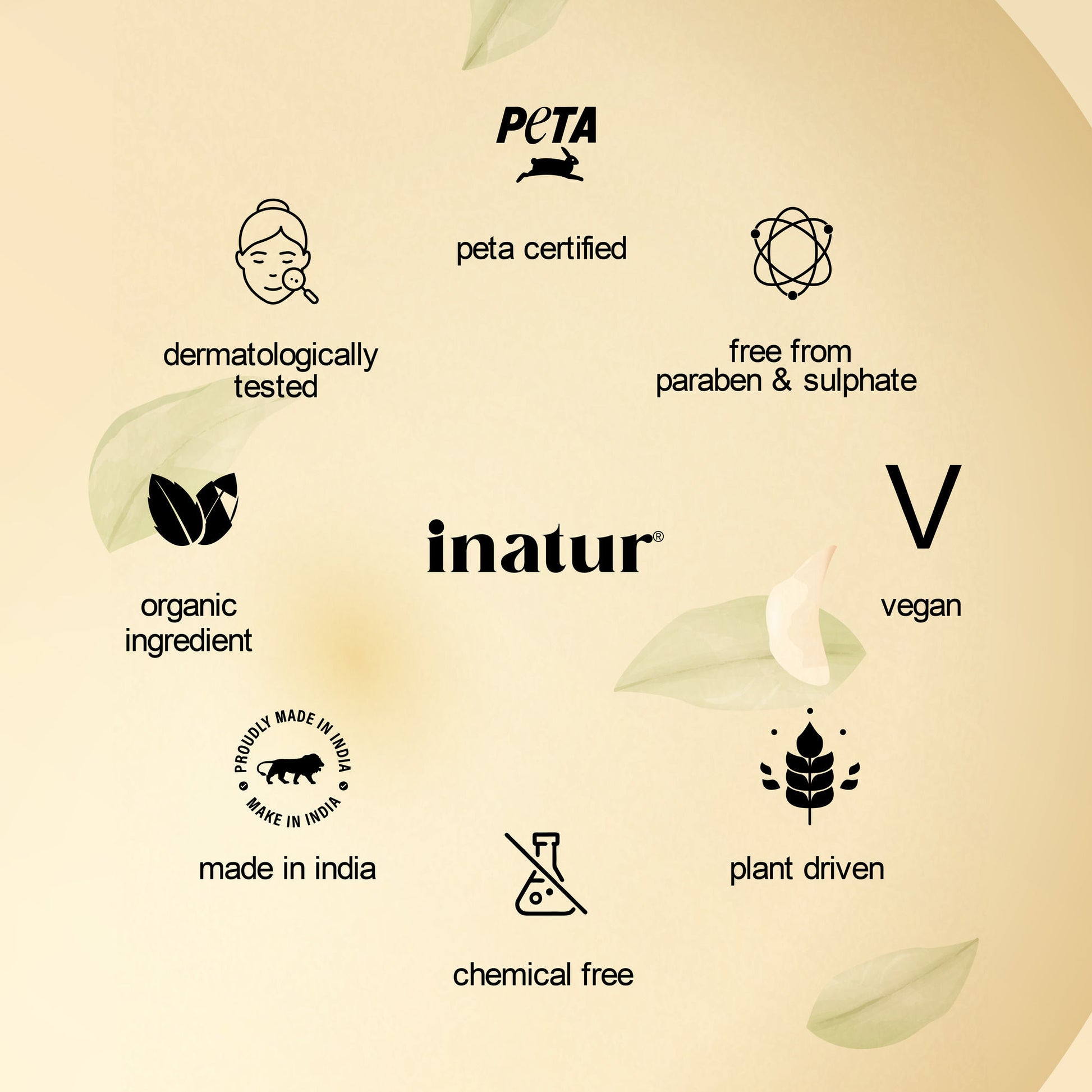 inatur Kumkumadi Under Eye Serum, with Saffron, Vitamin A& E, for Dark Circles, Puffiness