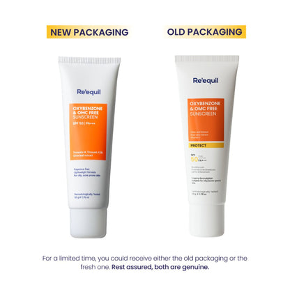 Re'equil Oxybenzone And Omc Free Sunscreen SPF 50 PA+++