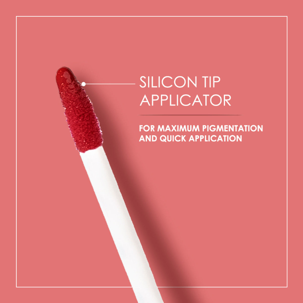 FLiCKA Flicka Set with Attack Liquid Lipstick in 01 Crunchy Carrot, waterproof, smudge-proof, long-lasting orange lipstick