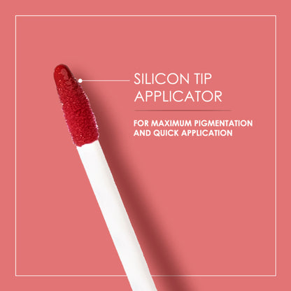 Flicka Set & Attack Liquid Lipstick Waterproof & Smudgeproof Long Lasting - 13 Hot Ticket