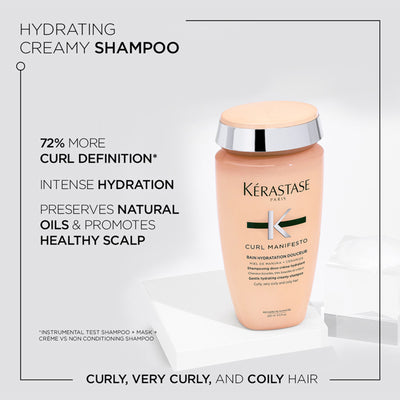 Kerastase Curl Manifesto Shampoo For Curly & Wavy Hair, Sulphate-Free