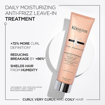 Kerastase Curl Manifesto Leave-In Cream For Curly & Wavy Hair , Defines Curls
