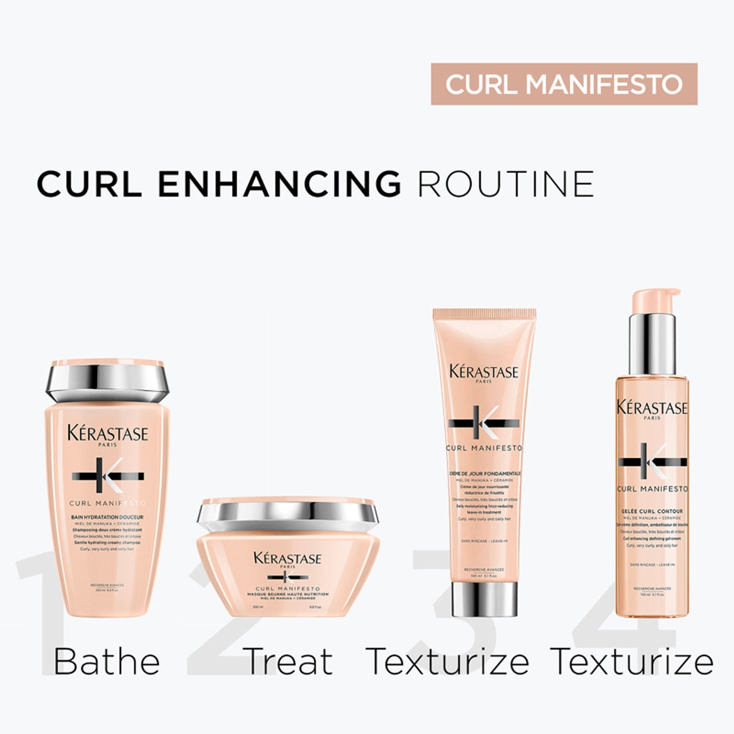Kerastase Curl Manifesto Leave-In Cream For Curly & Wavy Hair , Defines Curls
