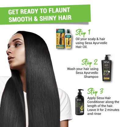SESA Hair Conditioner For Dry Frizzy Hair Deep Nourishment For Soft Shiny Hair - 300ml
