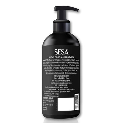 SESA Hair Conditioner For Dry Frizzy Hair Deep Nourishment For Soft Shiny Hair - 300ml