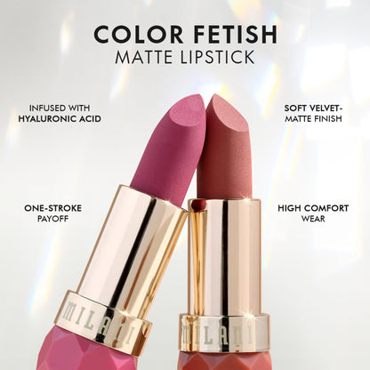 Milani Color Fetish Lipstick Matte - Peony
