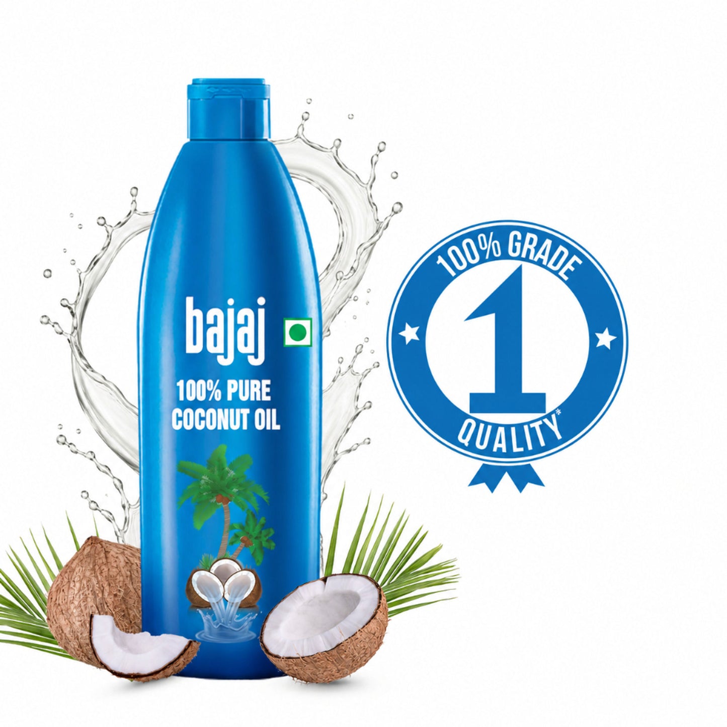 Bajaj 100% Pure Coconut Hair Oil