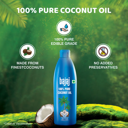 Bajaj 100% Pure Coconut Hair Oil