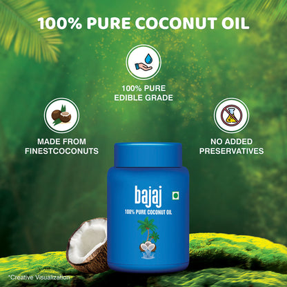 Bajaj 100% Pure Coconut Hair Oil