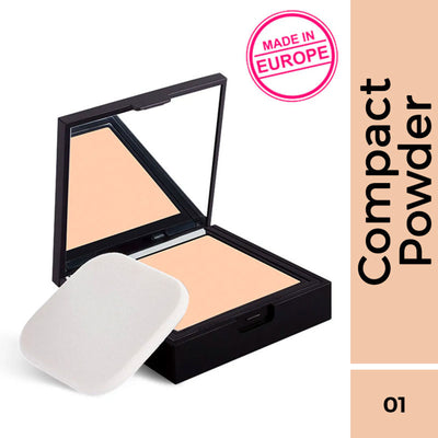 Nykaa Cosmetics SKINgenius Skin Perfecting & Hydrating Matte Powder Compact - Natural Ivory 01