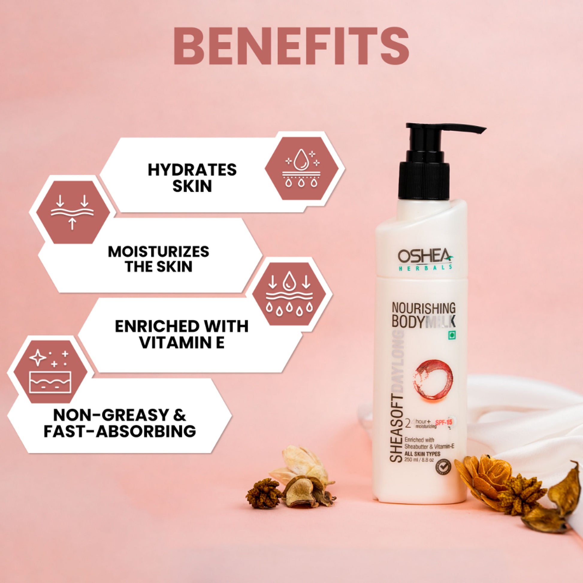 Oshea Herbals Sheasoft Day Long Nourishing Body Milk