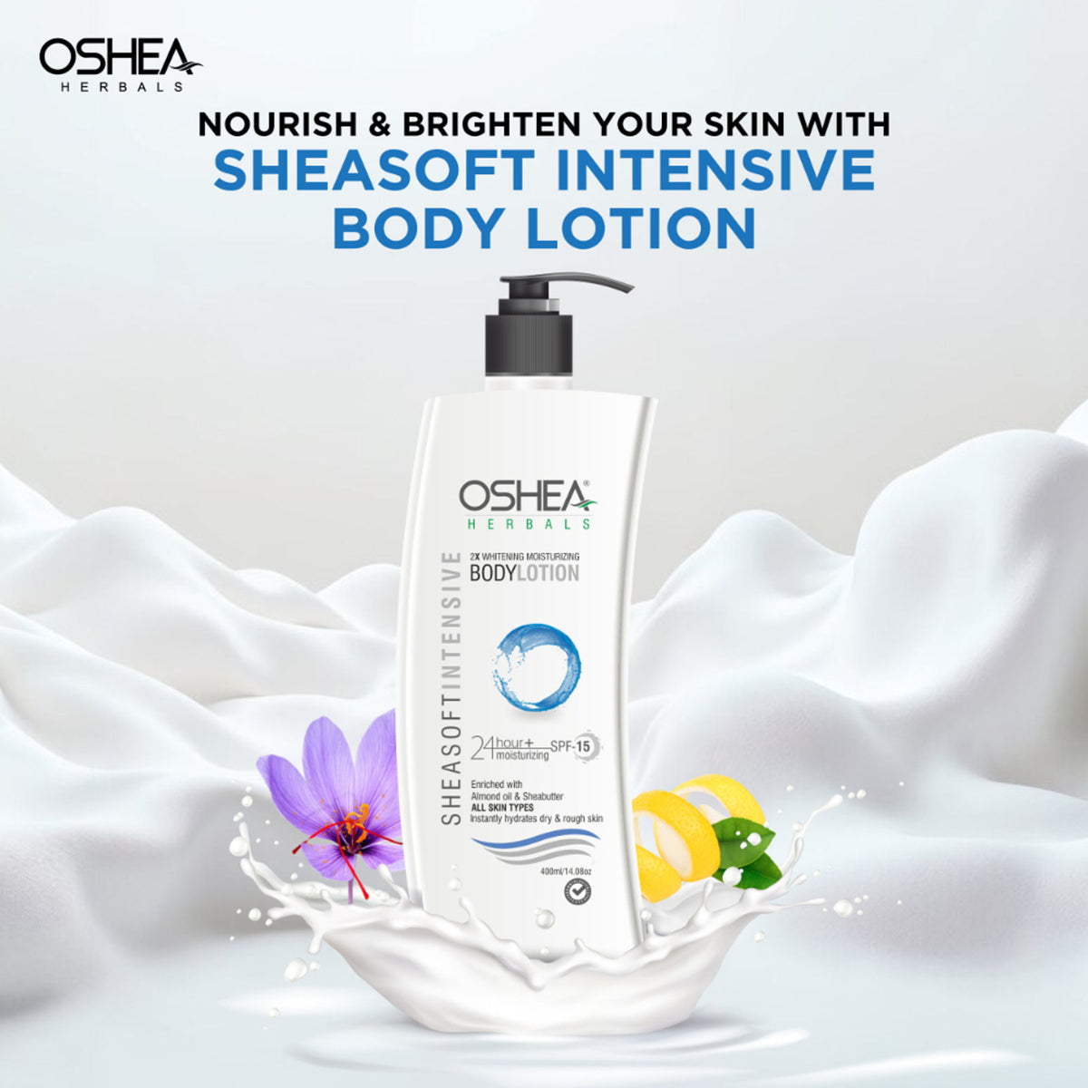 Oshea Herbals Sheasoft Intensive Body Lotion SPF15