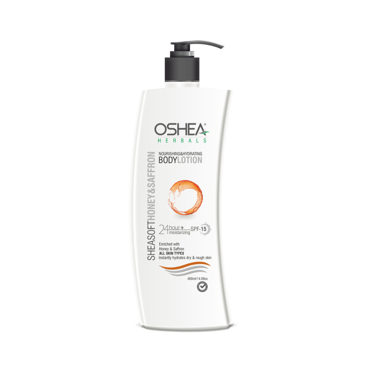 Oshea Herbals Sheasoft Honey & Saffron Nourishing & Hydrating Body Lotion SPF 15