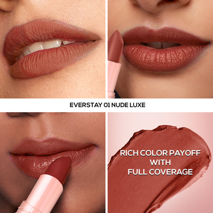 Renee Cosmetics Everstay Transfer - Proof Matte Lipstick - Nude Luxe