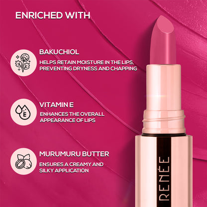 Renee Cosmetics Everstay Transfer - Proof Matte Lipstick - Pink Aura