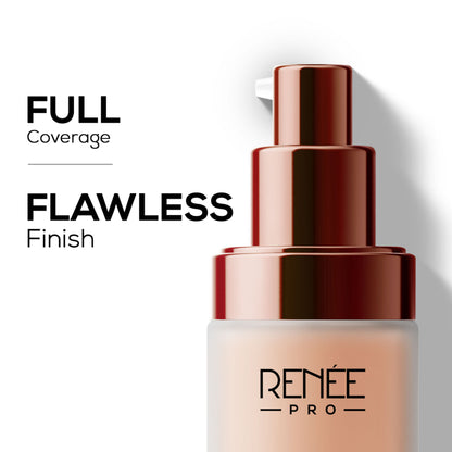 Renee Cosmetics Pro Broadway Liquid Full Coverage Foundation - 02 Radiance