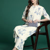 Dhiyona IE Printed Regular Kurta with Trousers