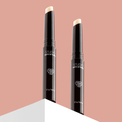 PAC Studio Matte Lip Primer - Primes, Hydrates & Smoothens Chapped Lips, Locks Lip Color Transparent